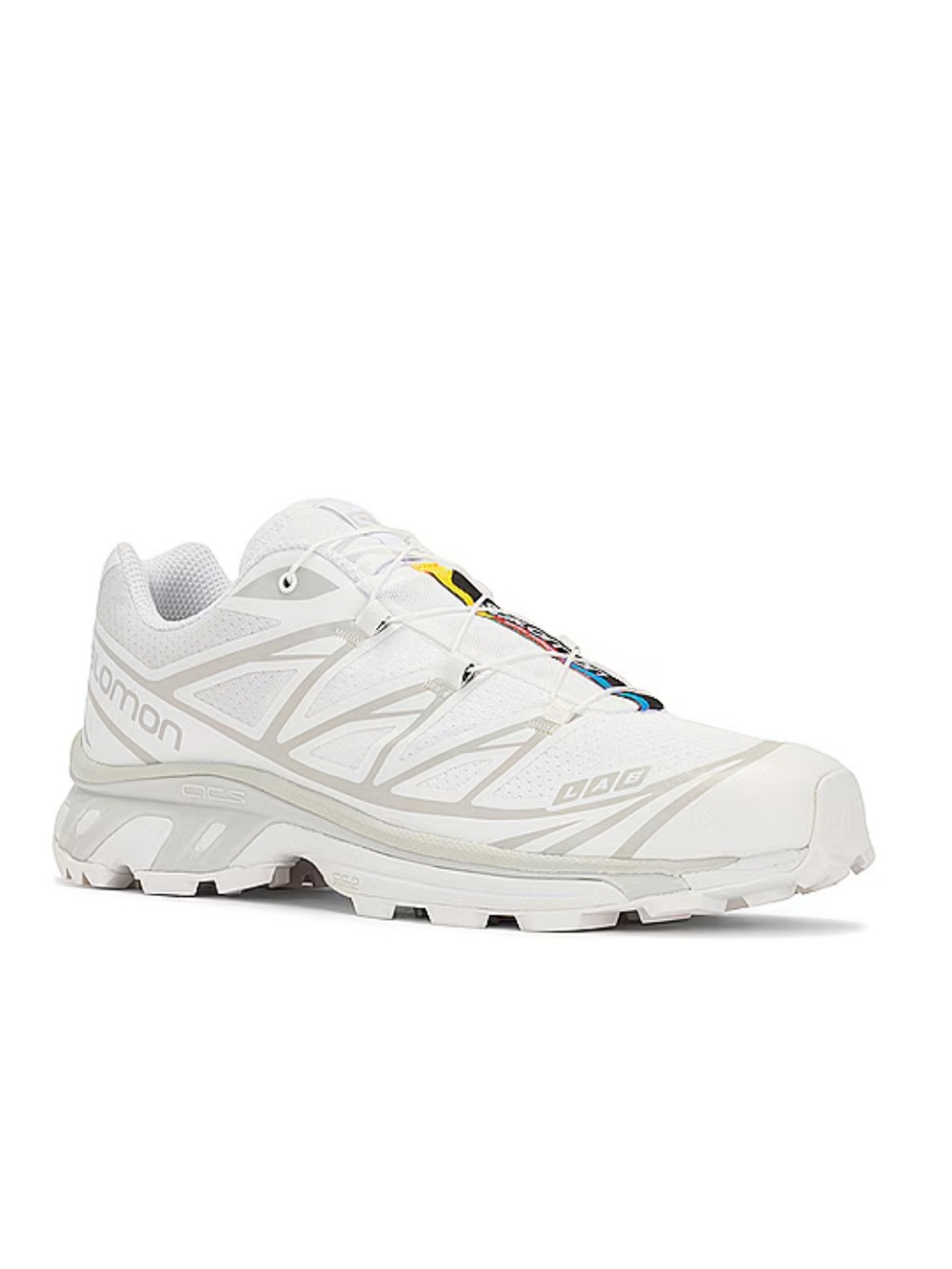 Salomon XT-6 Sneakers White Lunar Rock Trail Running Shoes Revolve women’s 7